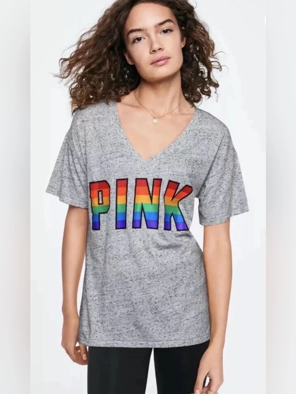 Victoria's Secret PINK Legging Tee Shirt ~ Size: Medium